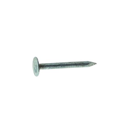 GRIP-RITE Roofing Nail, 2-1/2 in L, 8D, Steel, Electro Galvanized Finish, 11 ga 212EGRFG1